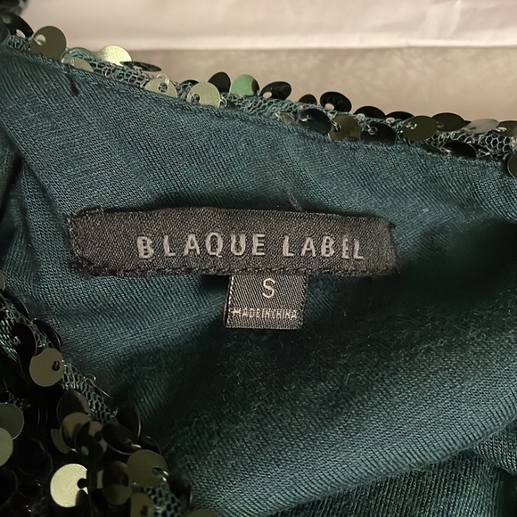 Dark green sequin dress. - Picture 2 of 3